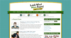 Desktop Screenshot of lookwhatmomfound.com